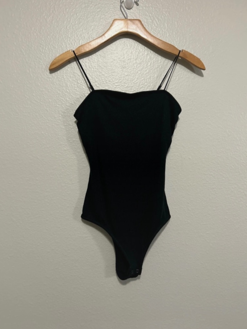 Hollister black tank top body suit, size S